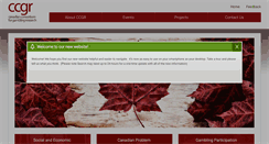 Desktop Screenshot of ccgr.ca